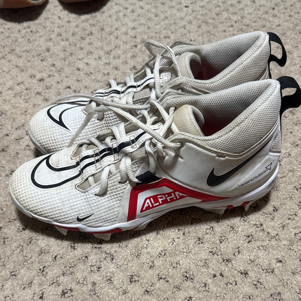 Nike Kids Alpha Sneakers - White and Red